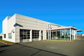 empty car showroom