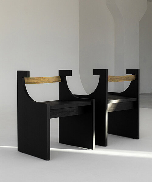 NS PRODUCT's furniture series retraces the silhouettes of georgian architecture