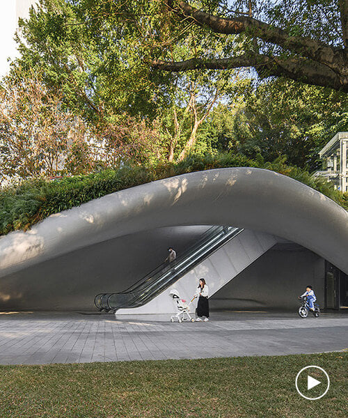 REFORM's undulating roof doubles as pedestrian passage at shenzhen people's park
