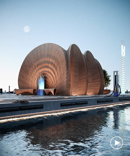 zaha hadid architects designs hydrogen fuel stations for italian marinas